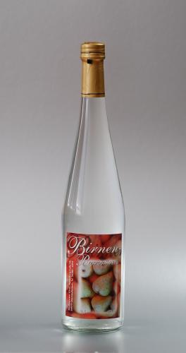 Pear brandy from cultivation of strewing fruit 0,7 liter